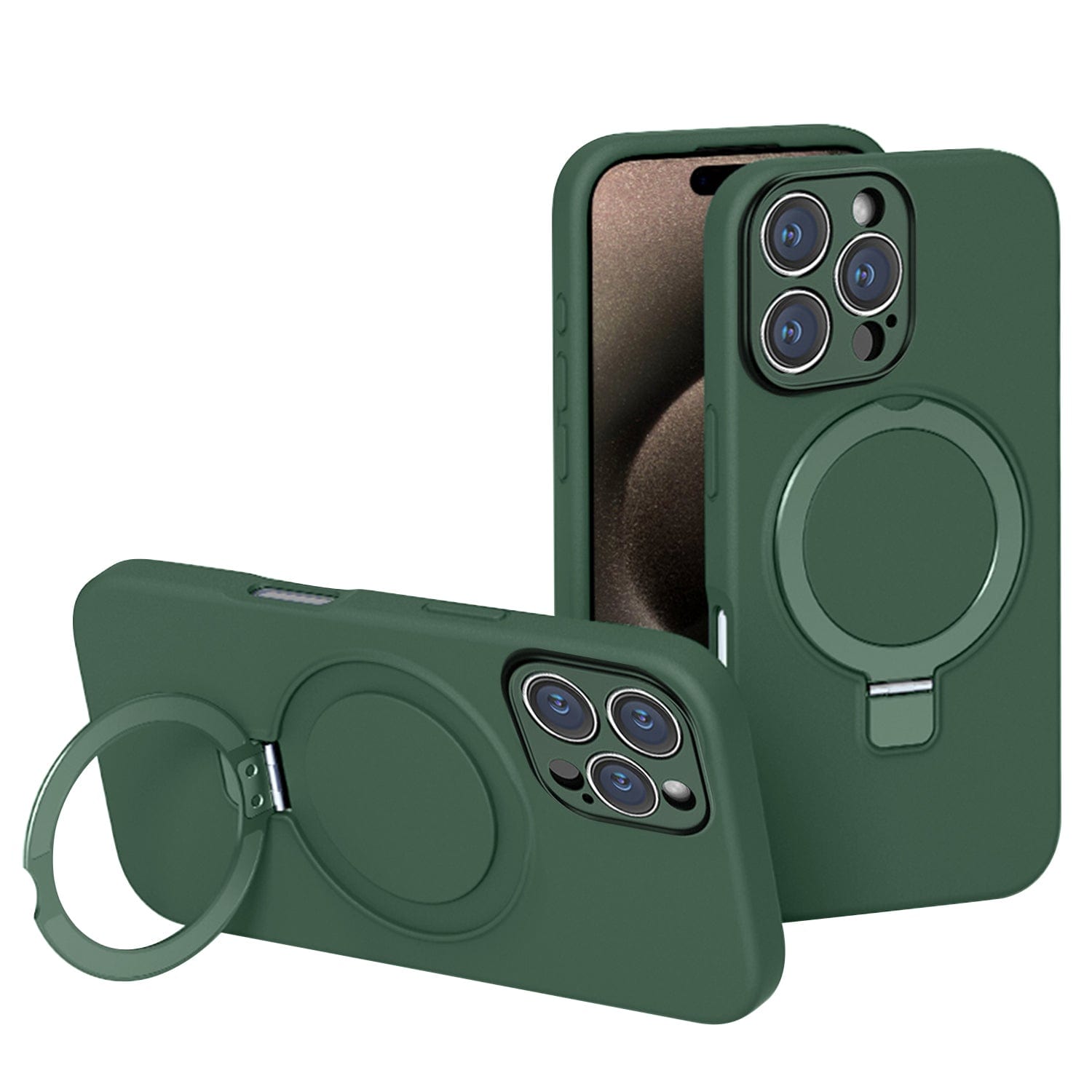 iPhone 16 Pro Slim Kickstand Case - Rugged Protection, MagSafe | Venture Series
