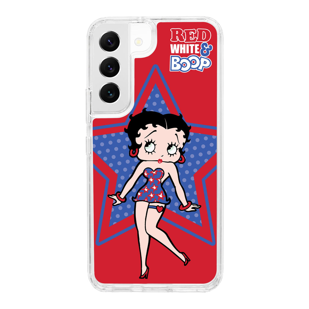 Betty Boop Red White & Boop HD Samsung Galaxy S24 Phone Case