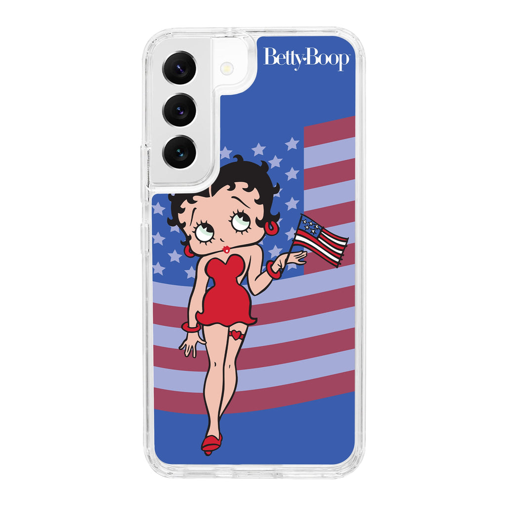 Betty Boop Red White & Boop HD Samsung Galaxy S24 Phone Case