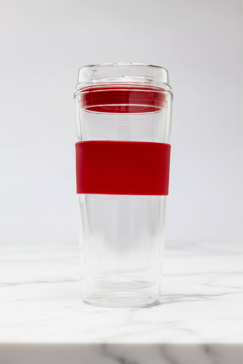SipLux® Glass Travel Cup