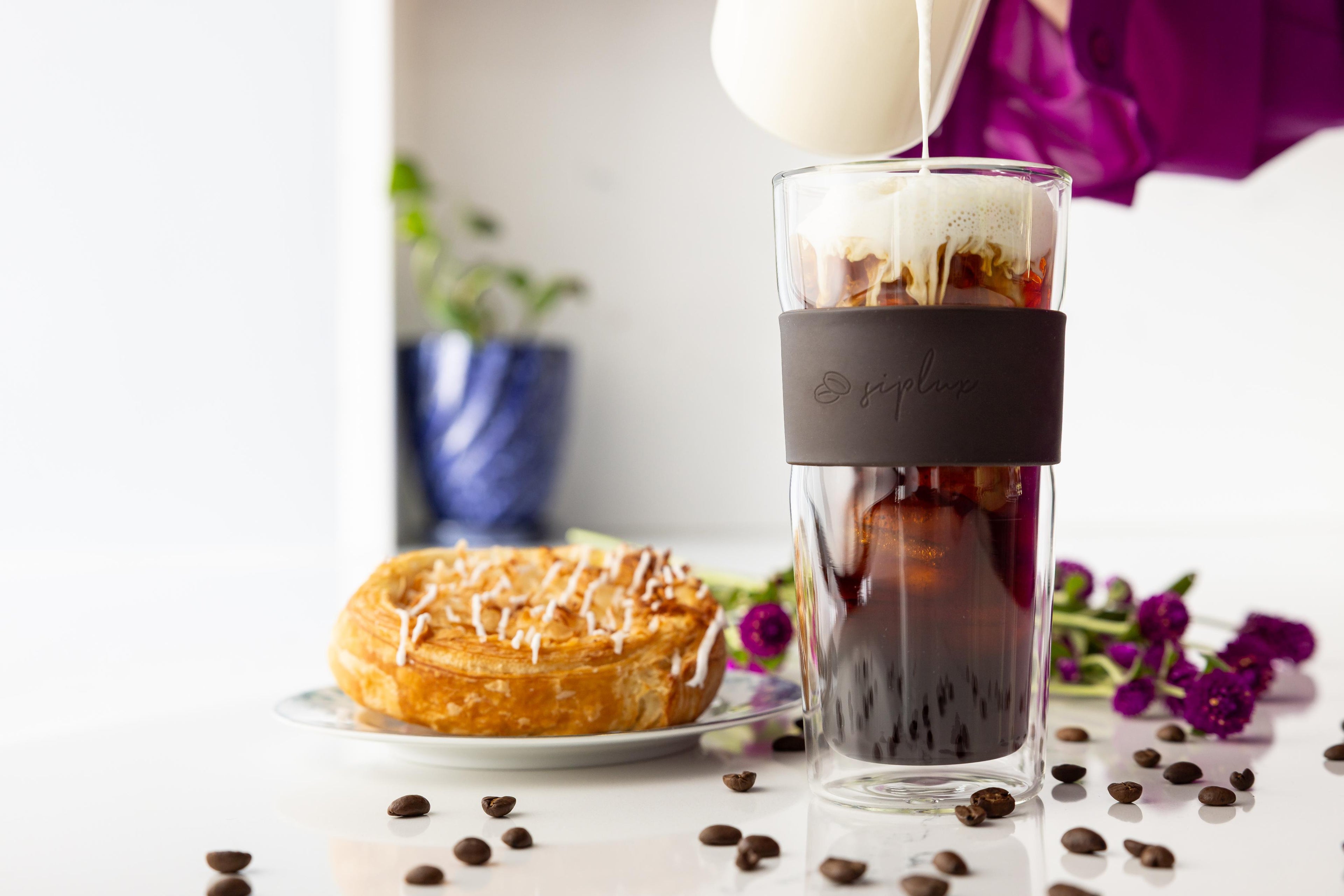 SipLux® Glass Travel Cup
