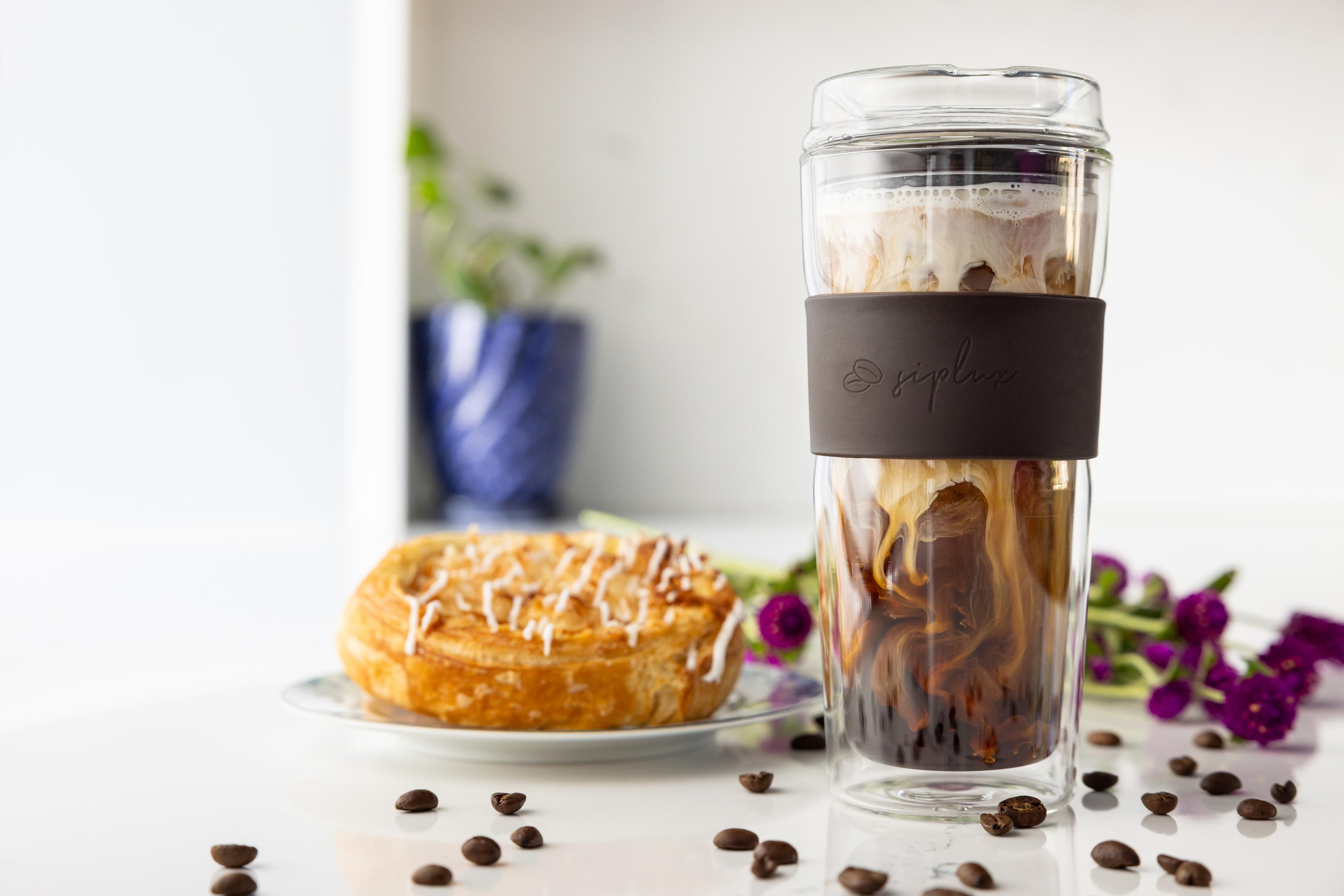 SipLux® Glass Travel Cup