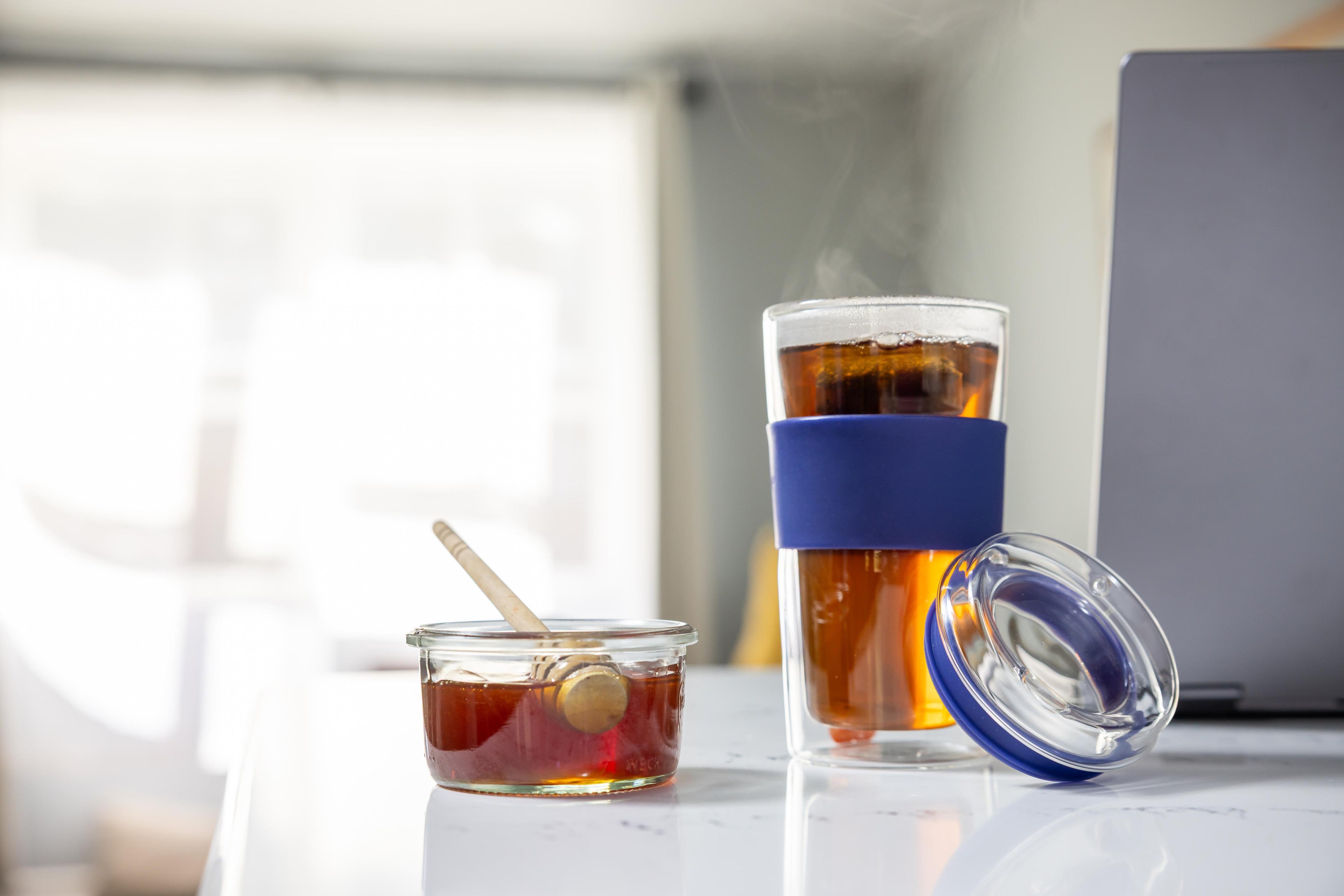 SipLux® Glass Travel Cup