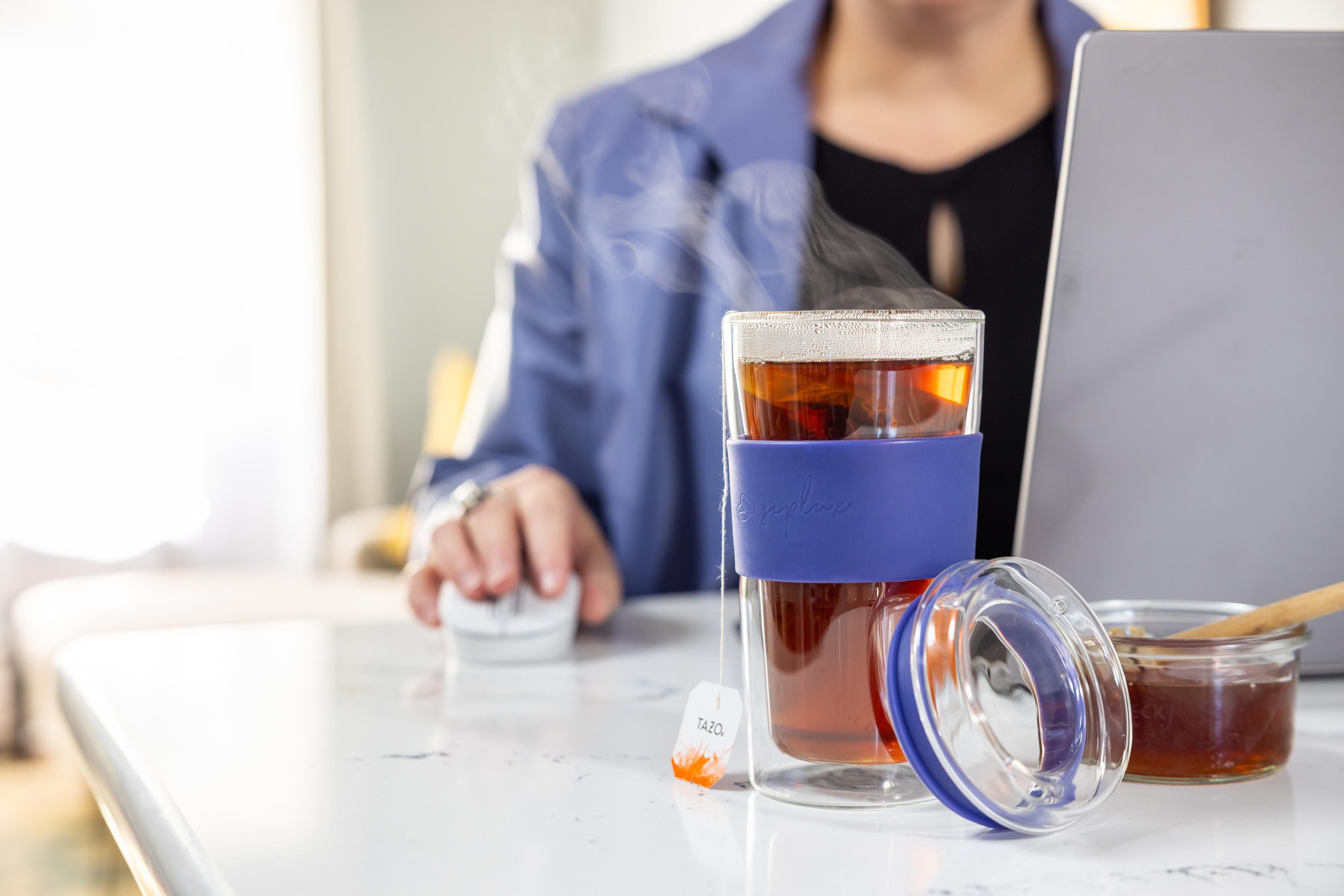 SipLux® Glass Travel Cup
