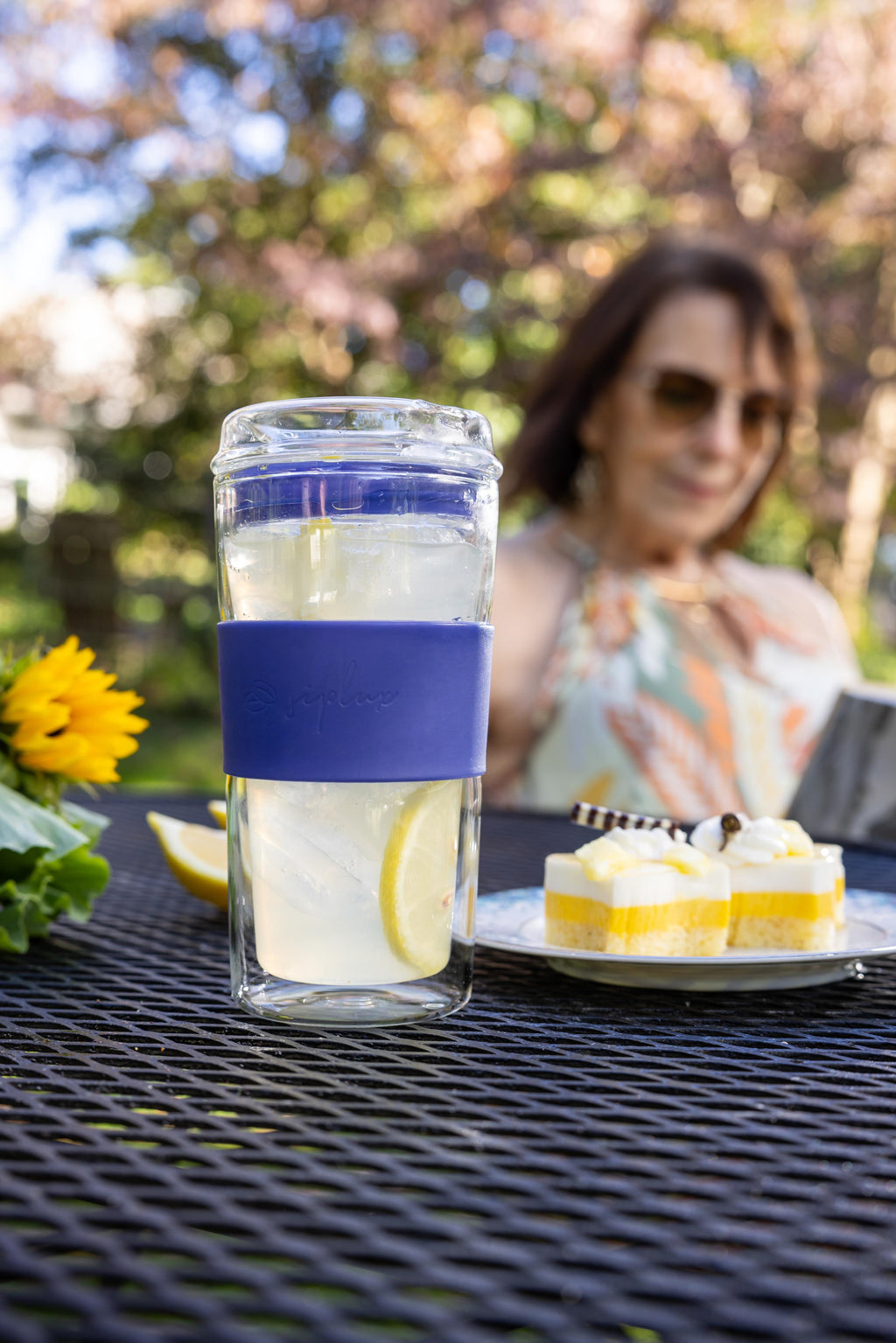 SipLux® Glass Travel Cup