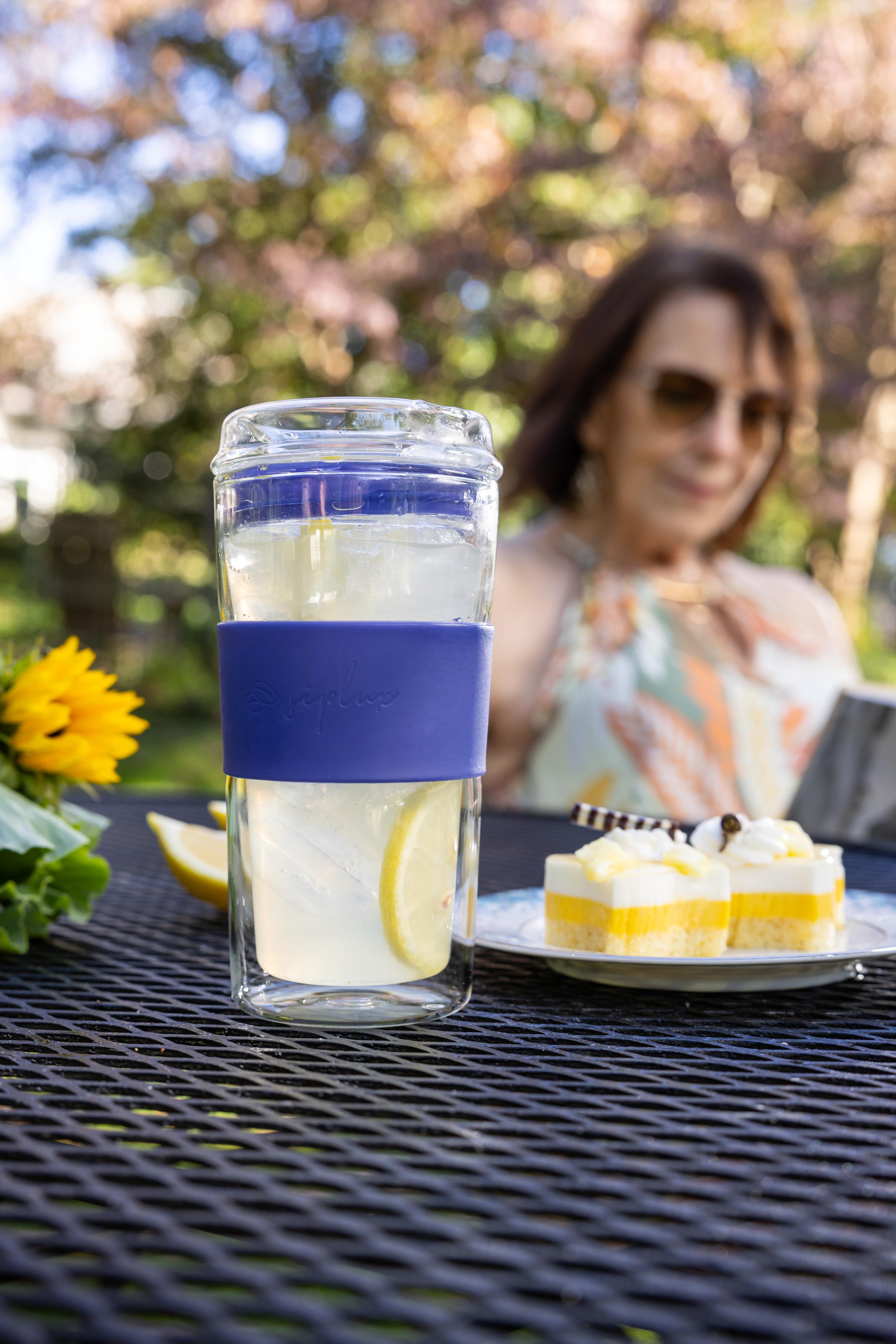 SipLux® Glass Travel Cup