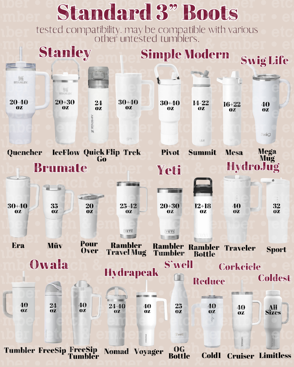 Stanley Cup Boot – PEPPERMINT Waffle Boots™