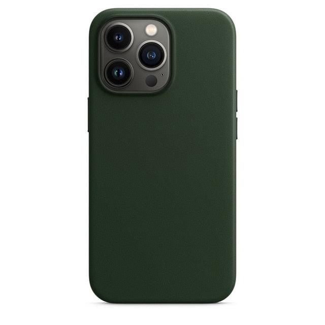 Luxury Colorful Leather With Magnetic Case For iPhone 13 12 14Pro Max 13/12/14Pro For  Wireless Charging Cover Designed for iPhone 14 Pro Max Case Silicone Shockproof Slim Thin Phone Case for iPhone