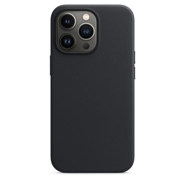 Luxury Colorful Leather With Magnetic Case For iPhone 13 12 14Pro Max 13/12/14Pro For  Wireless Charging Cover Designed for iPhone 14 Pro Max Case Silicone Shockproof Slim Thin Phone Case for iPhone