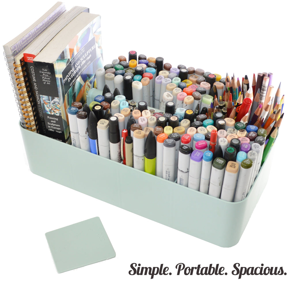 Enjoy Organizer - 3 PACK MIX -Portable Caddy, DIY Dividers, 8 Compartments, School Office Supplies Home Craft with Handle Made in USA